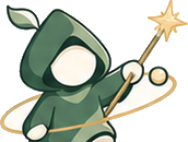Sosse, the Sossefy mascot, pointing at the app